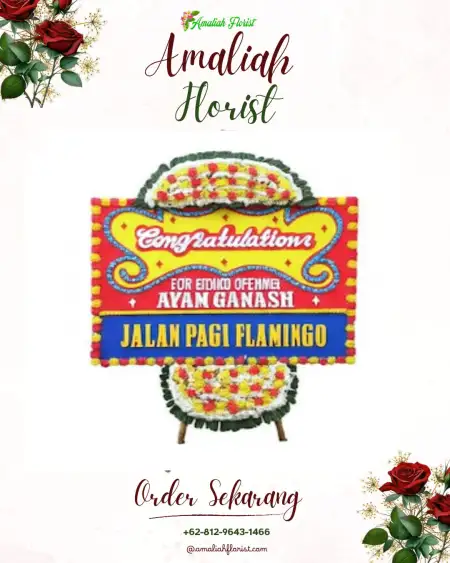 Sewa Papan Bunga Arisan Deras